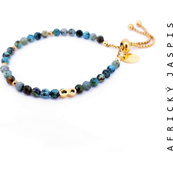 Taboo náramok Symbol, africký jaspis, nekonečno tbs810 63313213