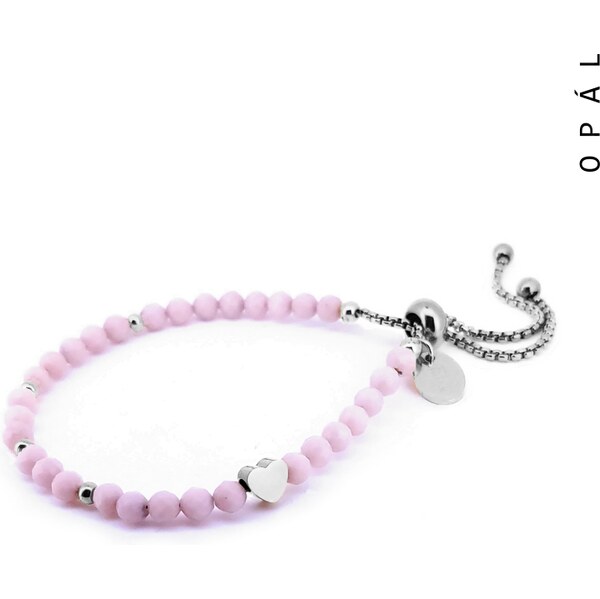 Taboo opálový náramok so srdcom Symbol tbs816 63313225