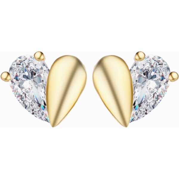 SWAROVSKI Elements Swarovski e. dámske náušnice srdiečka Pure Bliss, 63313228