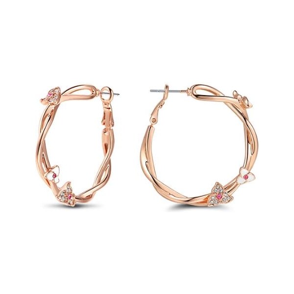 SWAROVSKI Elements Swarovski e. dámske náušnice kruhy Vine Vow, 63313250