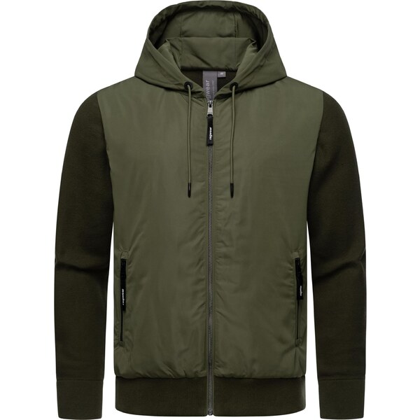 Ragwear Prechodná bunda Ronel zelená / tmavozelená 63325998