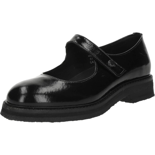 CaShott Baleríny s ramienkom Betty čierna 63326393