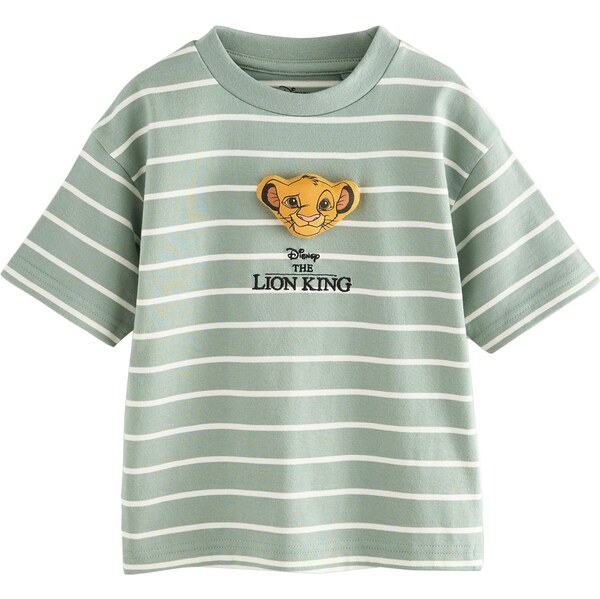 Next Tričko Löwenking Simba pastelovo zelená / oranžová / čierna / 63325932