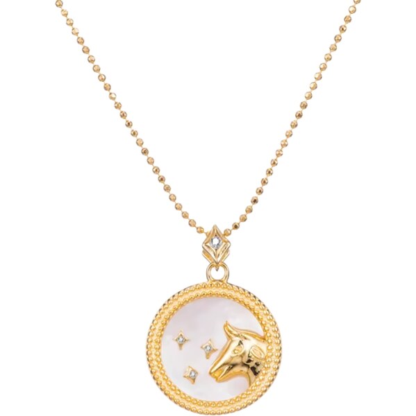 MAJYA Strieborný prívesok s retiazkou MOONLIGHT TAURUS 10879 64582014