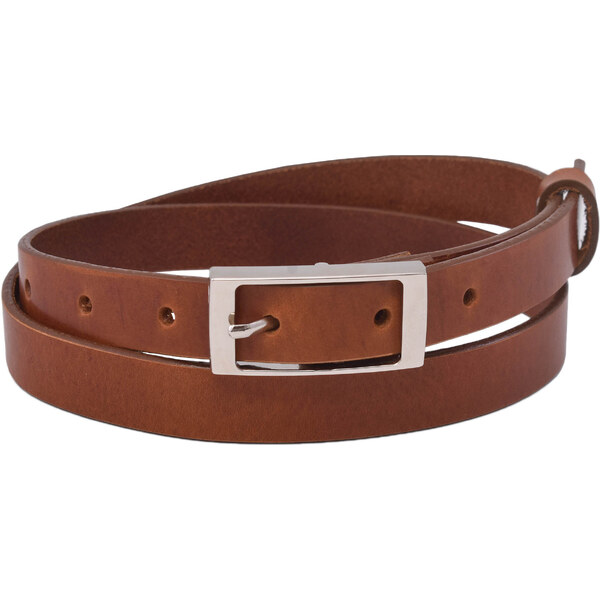 Mercucio Kožený dámsky opasok 722-20-22 koňak pracka Zora 64507547