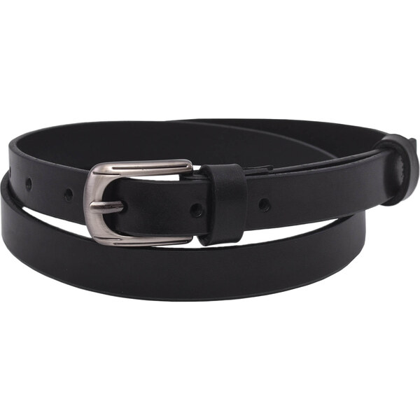 Mercucio Kožený dámsky opasok 722-20-13 čierny pracka Berta 64507542