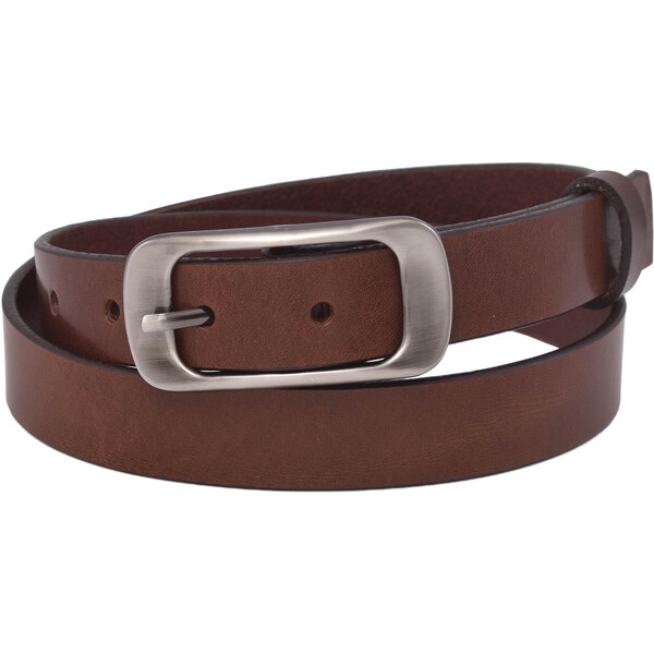 Mercucio Kožený dámsky opasok 720-25-36 tmavohnedý pracka Justína 64507521