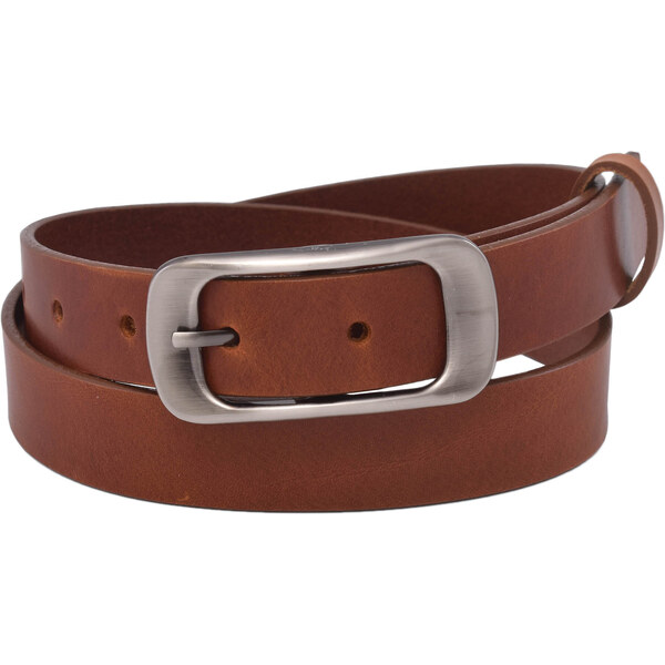 Mercucio Kožený dámsky opasok 720-25-37 koňak pracka Justína 64507522