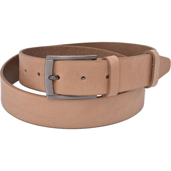 Mercucio Pánsky kožený opasok 754-35-13 béžový pracka Alfred 64508262