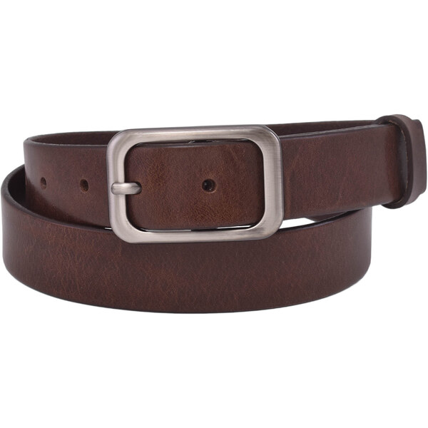 Mercucio Kožený dámsky opasok 721-30-38 tmavohnedý pracka Zina 64507535