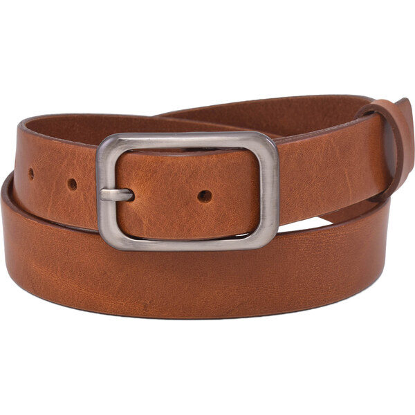 Mercucio Kožený dámsky opasok 721-30-39 koňak pracka Zina 64507536