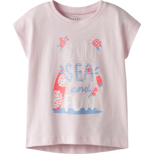 NAME IT Tričko NMFVIOLET svetlomodrá / ružová / melónová / biela 62890424