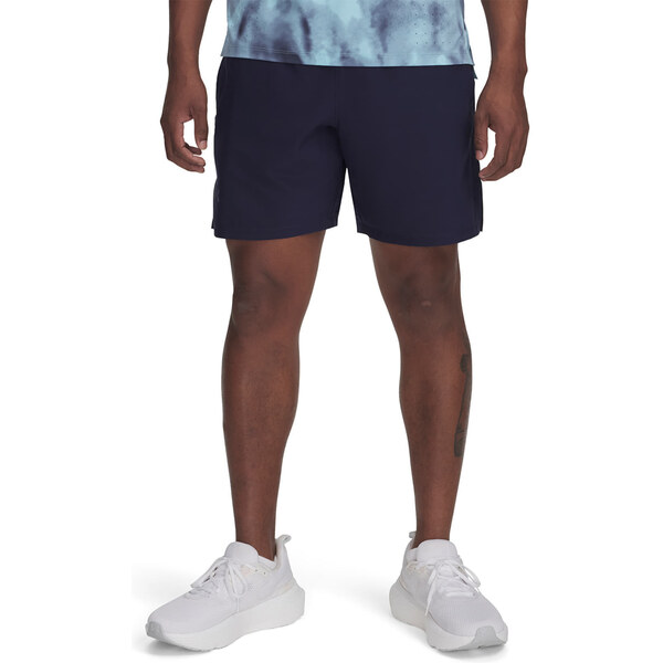 Šortky Under Armour LAUNCH PRO 2n1 7 SHORTS Midnight Navy/ Stream/ 63335375