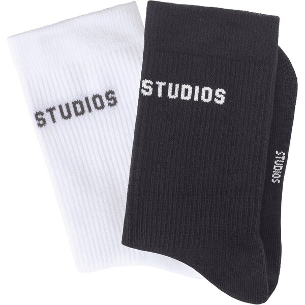 Copenhagen Studios Športové ponožky antracitová / biela 63362143