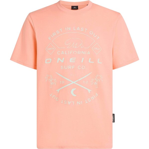 ONEILL Tričko svetloružová / šedobiela 63336464