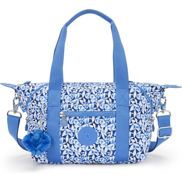 KIPLING Kabelka na rameno Art modrá / svetlomodrá / biela 63336251