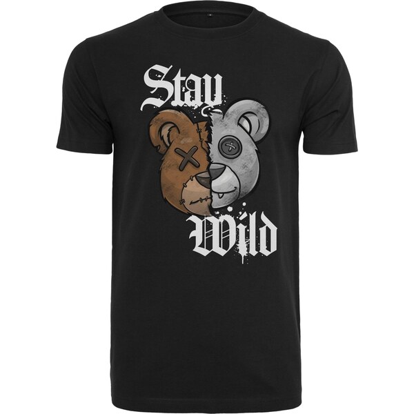 Mister Tee Tričko Stay Wild hnedá / sivá / čierna / biela 63361863