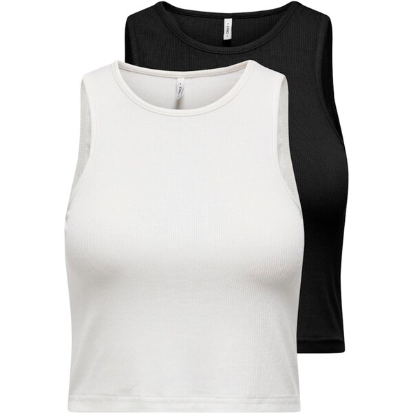ONLY Top ONLBelia čierna / biela 63336224