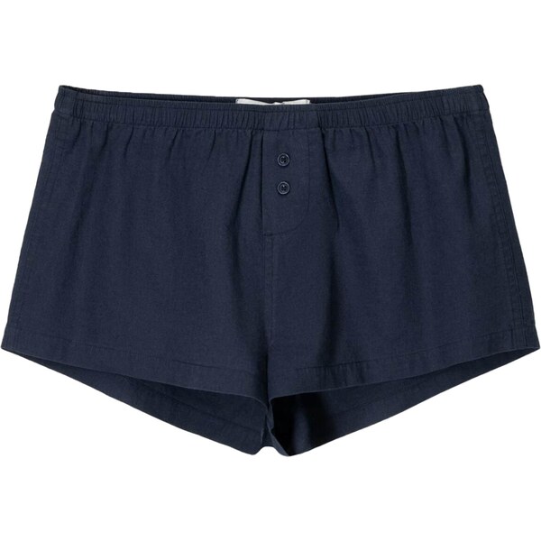 Bershka Nohavice námornícka modrá 63336697