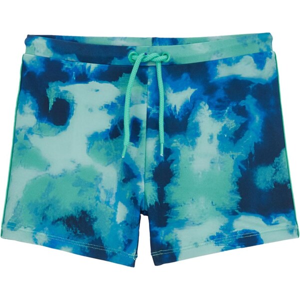 WE Fashion Plavecké šortky modrá / zelená 63362015