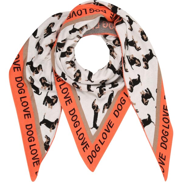 Zwillingsherz Šatka Süßer Dackel hnedá / homárová / čierna / biela 63427971