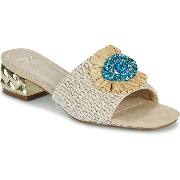 Exé Shoes Šľapky KATY-424-RAFFIA-BEIGE Exé Shoes 63341710