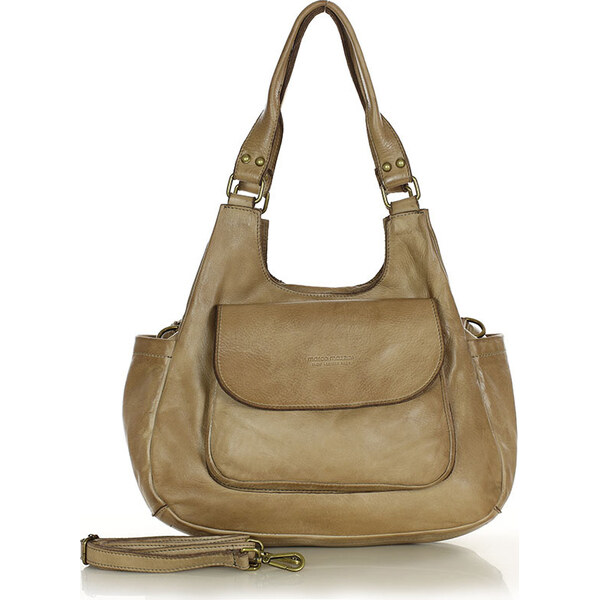 MARCO MAZZINI Béžová retro kabelka (v154b) 24156483