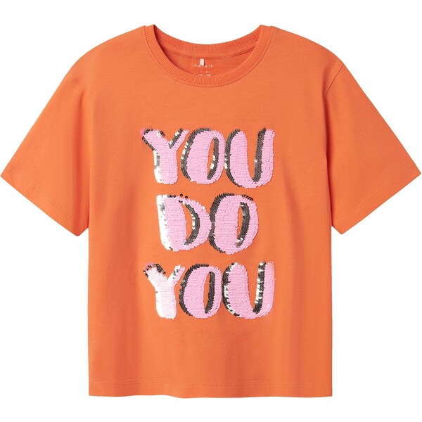 NAME IT Tričko NKFHELKA lososová / svetloružová / čierna / biela 63344229