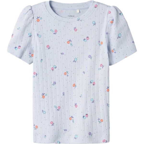 NAME IT Tričko NMFHamanda dymovo modrá / levanduľová / oranžová / 63344233