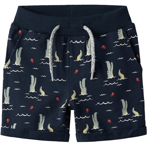 NAME IT Nohavice námornícka modrá / sivá / tmavočervená / biela 63344236