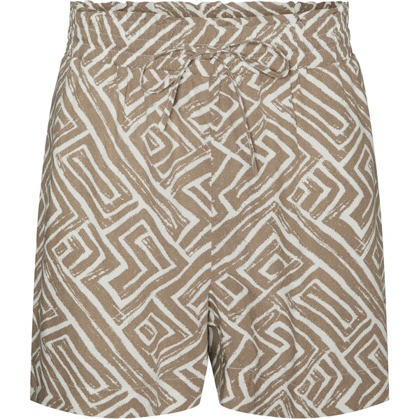 VERO MODA Nohavice MYMILO tmavobéžová / olivová 63344316