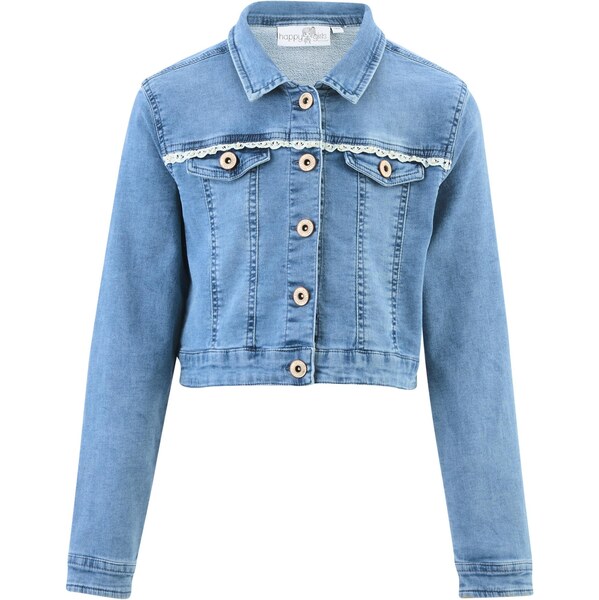 happy girls Prechodná bunda modrá denim / biela 63344455
