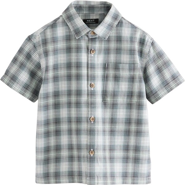 Next Košeľa zelená / biela 63344348