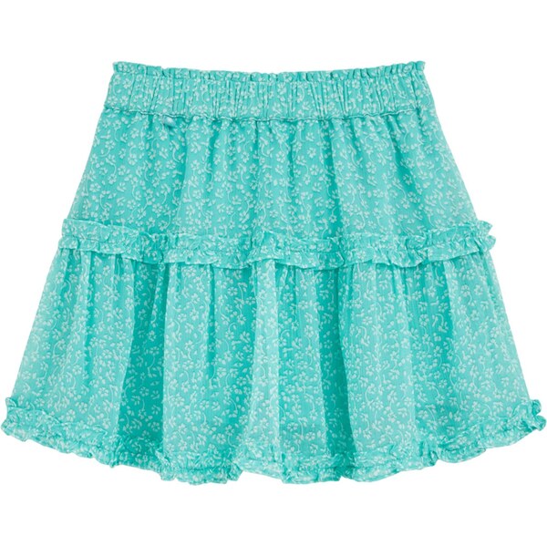 WE Fashion Sukňa mätová / šedobiela 63344865