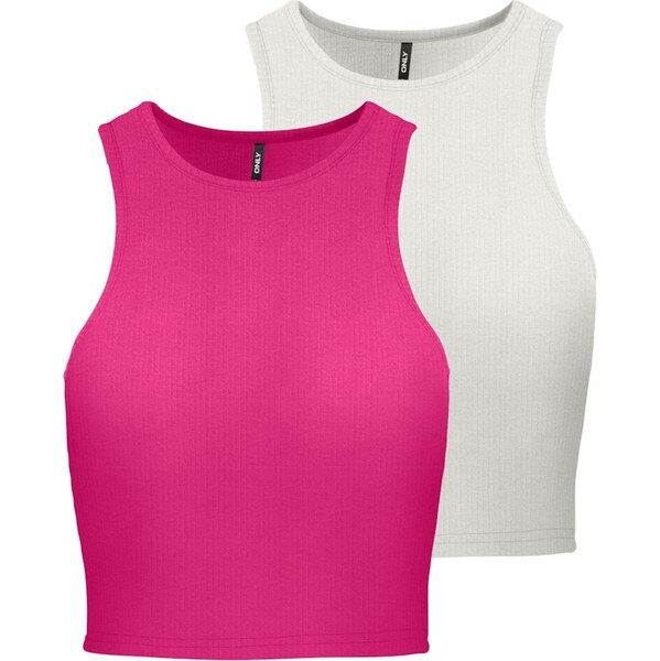 ONLY Top ONLBelia malinová / biela 63344284