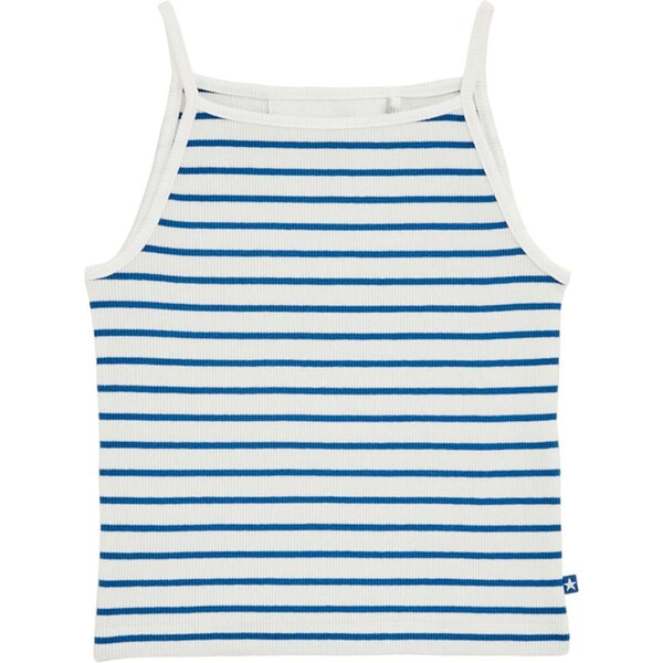 WE Fashion Top tmavomodrá / biela 63344802