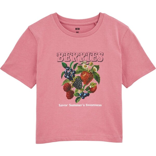 WE Fashion Tričko námornícka modrá / tmavozelená / svetloružová / 63344850