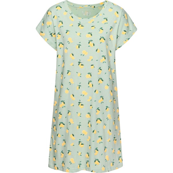 VIVANCE Nočná košieľka žltá / smaragdová / mätová / jedľová 63362053