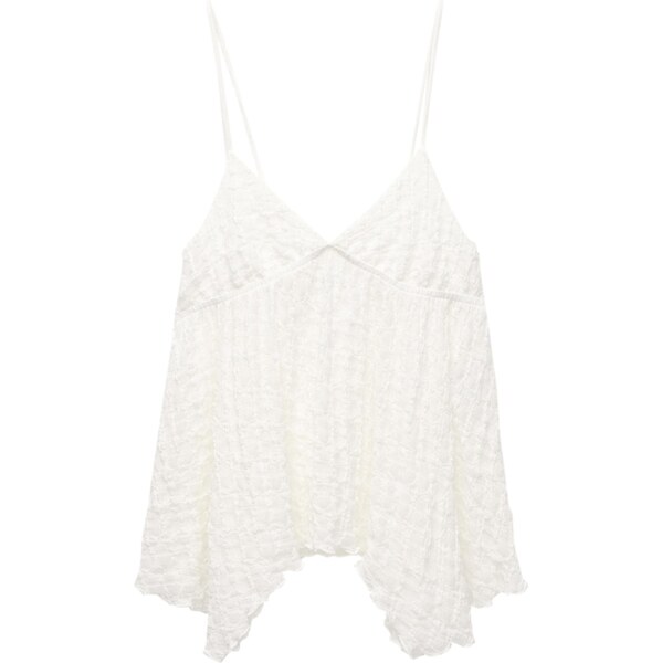 Pull&Bear Top biela 65877838