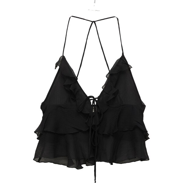 Pull&Bear Top čierna 66307471