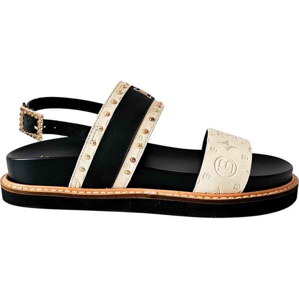 Čierne sandále Laura Biagiotti GL Calf Ivory 63345519