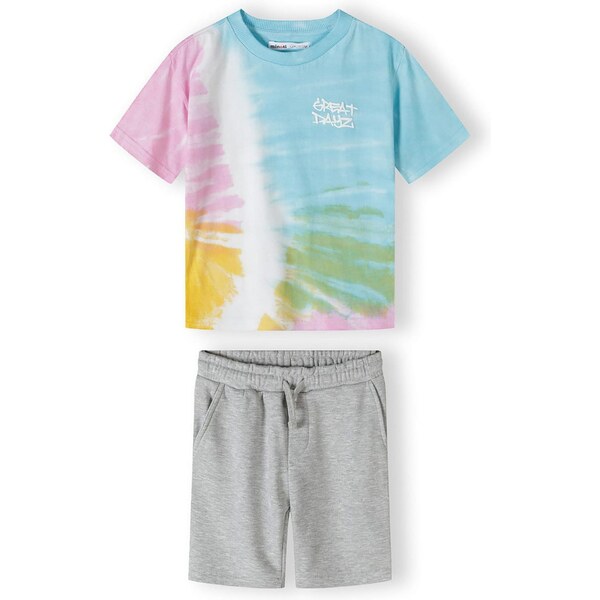 MINOTI Set azúrová / sivá melírovaná / ružová / biela 63347882