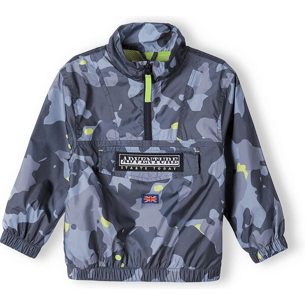 MINOTI Prechodná bunda sivá / čadičová / čierna / biela 63348015