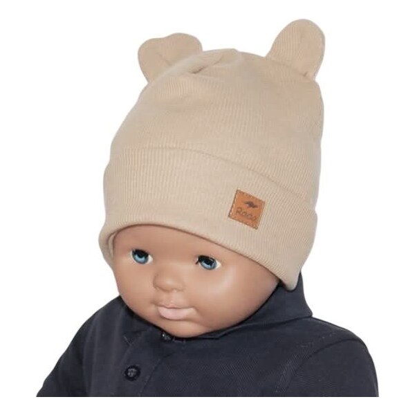 RADA Rebrovaná čiapka Janka Beige 46458059