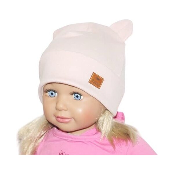 RADA Rebrovaná čiapka Janka Duff Pink 41578067