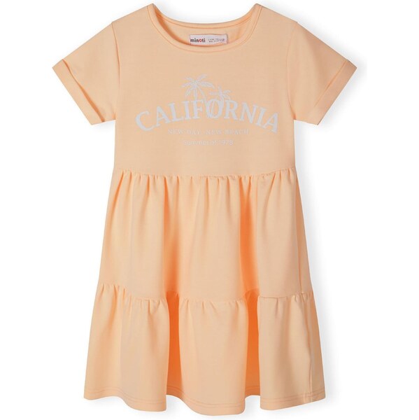 MINOTI Šaty marhuľová / biela 63347887