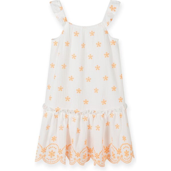 MINOTI Šaty oranžová / biela 63347922