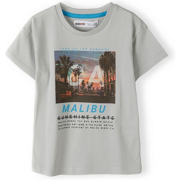 MINOTI Tričko kráľovská modrá / sivá / oranžová / čierna 63347944