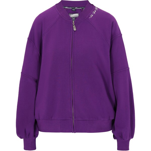 DreiMaster Vintage Tepláková bunda tmavofialová 63346554