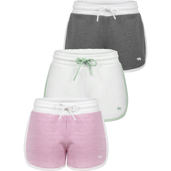 Felix Hardy Nohavice pastelovo zelená / ružová / čierna / biela 65877873